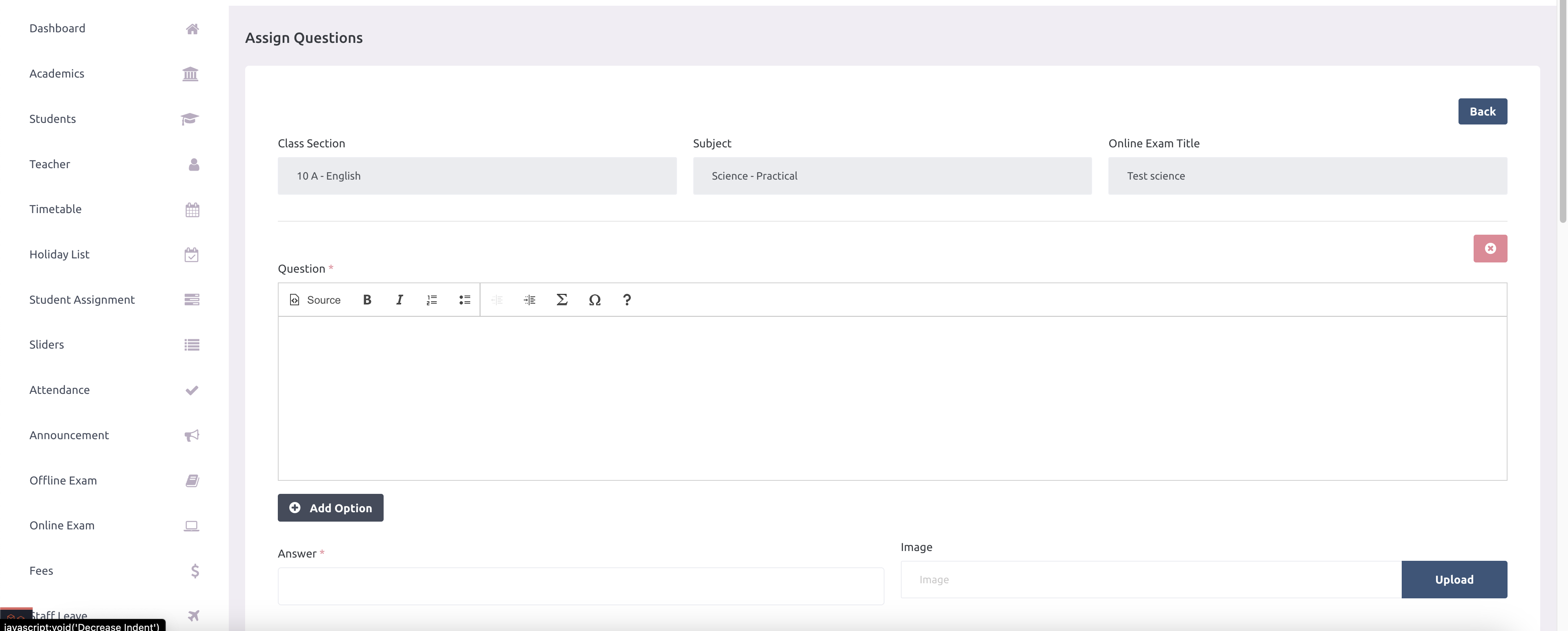e-School SaaS