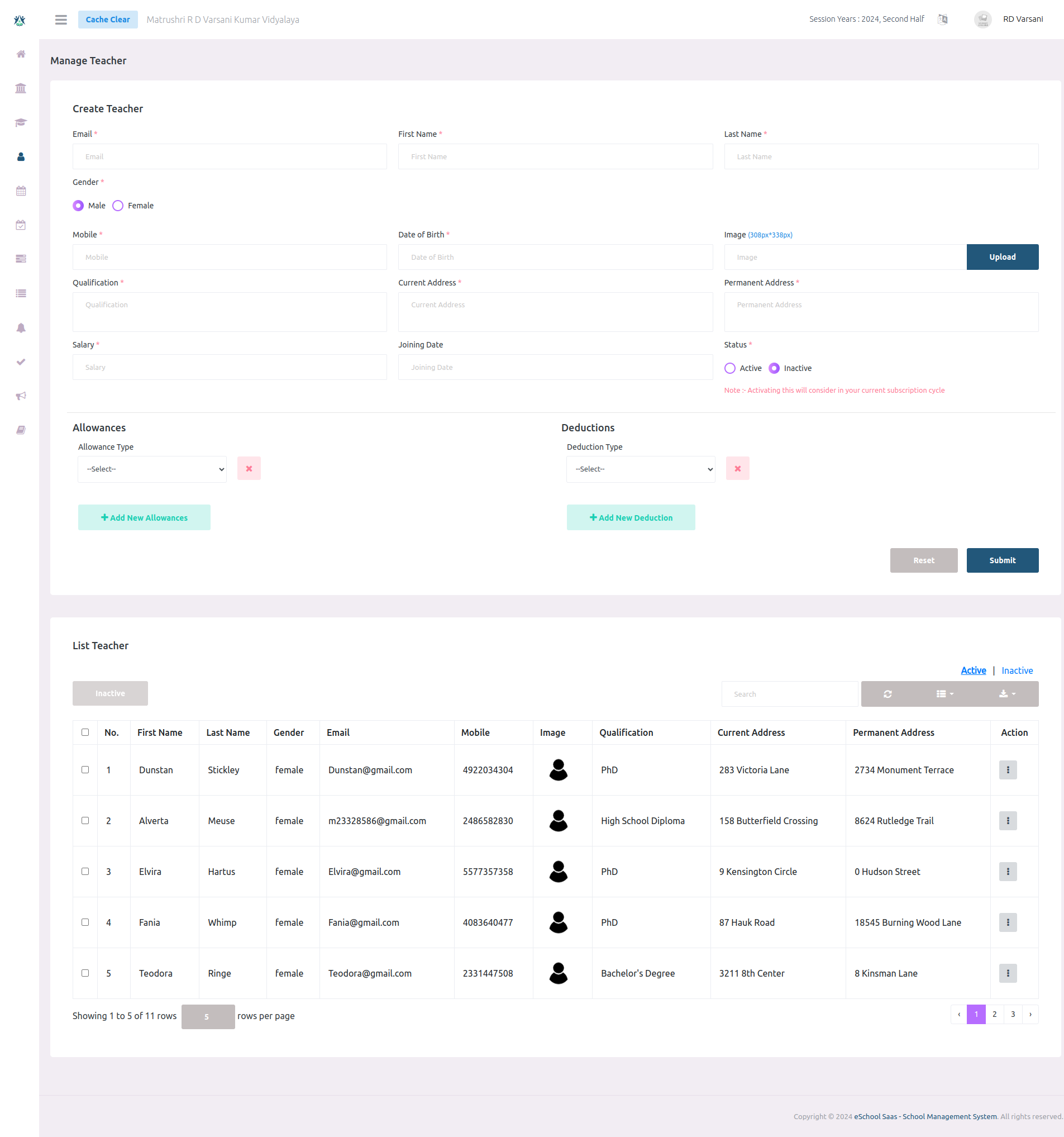 e-School SaaS