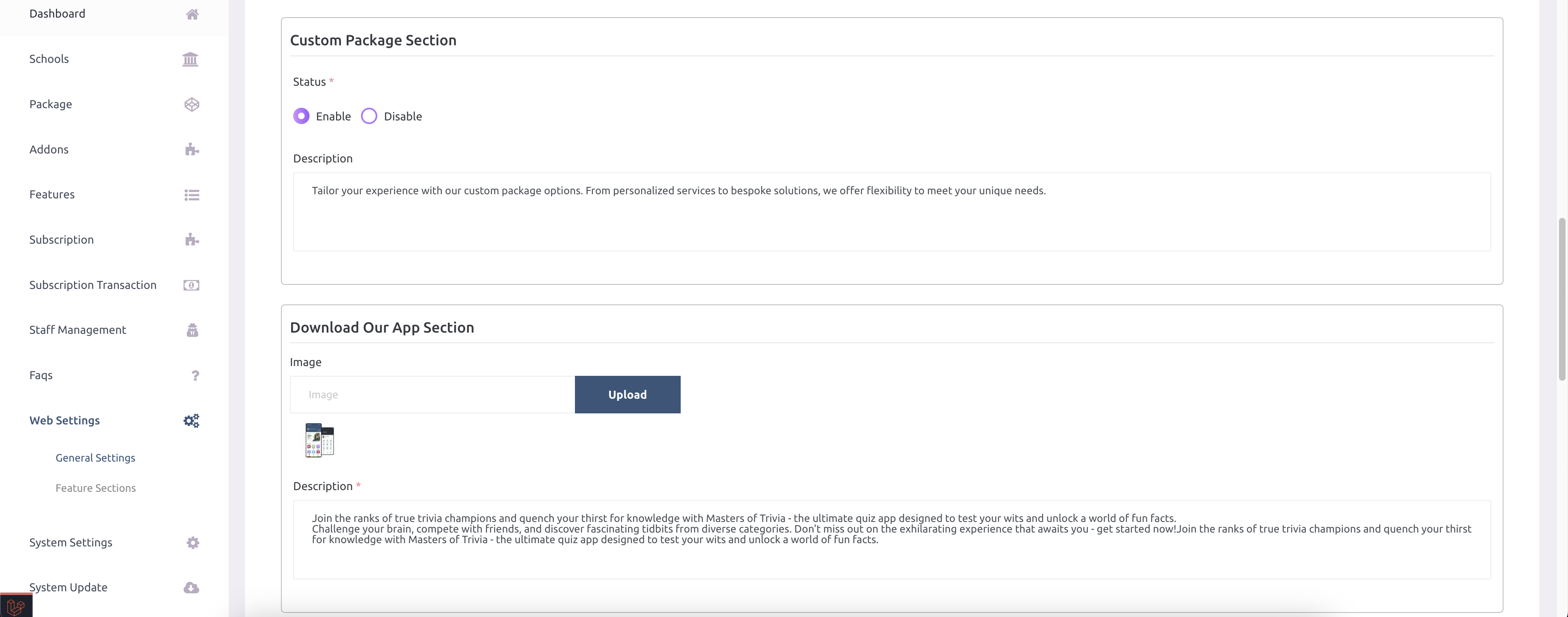 e-School SaaS
